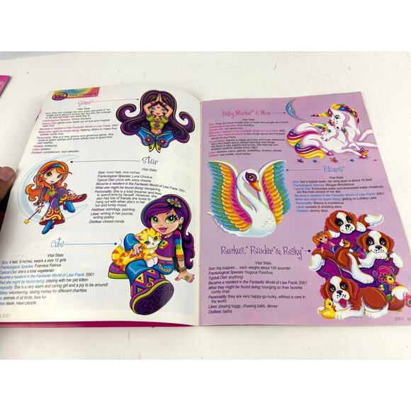 Vintage Official Lisa Frank Spring 2001 Edition Fan Magazine Rare - Picture 4 of 7